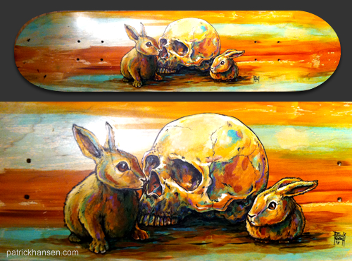 BordoBello 2011 Skateboard deck - Art Show proceeds go to Art Education Charities